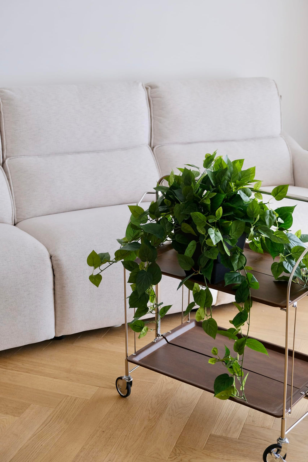 Artificial Pothos Plant in Black Pot – 75 cm