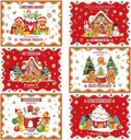 Christmas Placemats Set of 6 – Retro Gingerbread