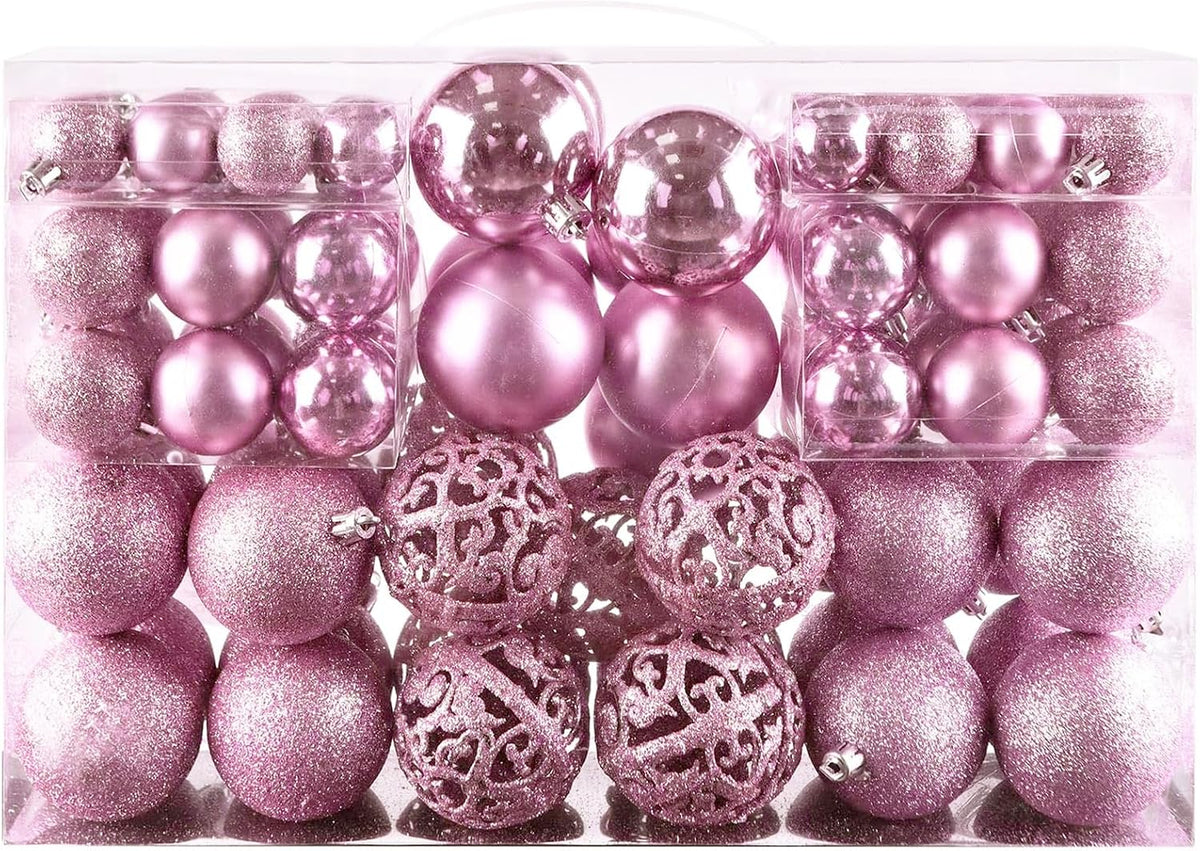 Shatterproof Christmas Bauble Set – 100 Piece – view 12