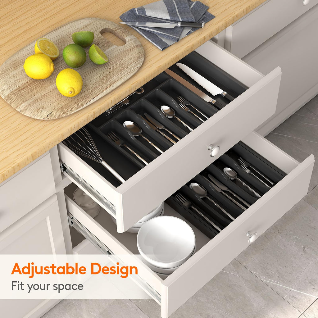 Expandable Cutlery Drawer Organiser – Extra Large