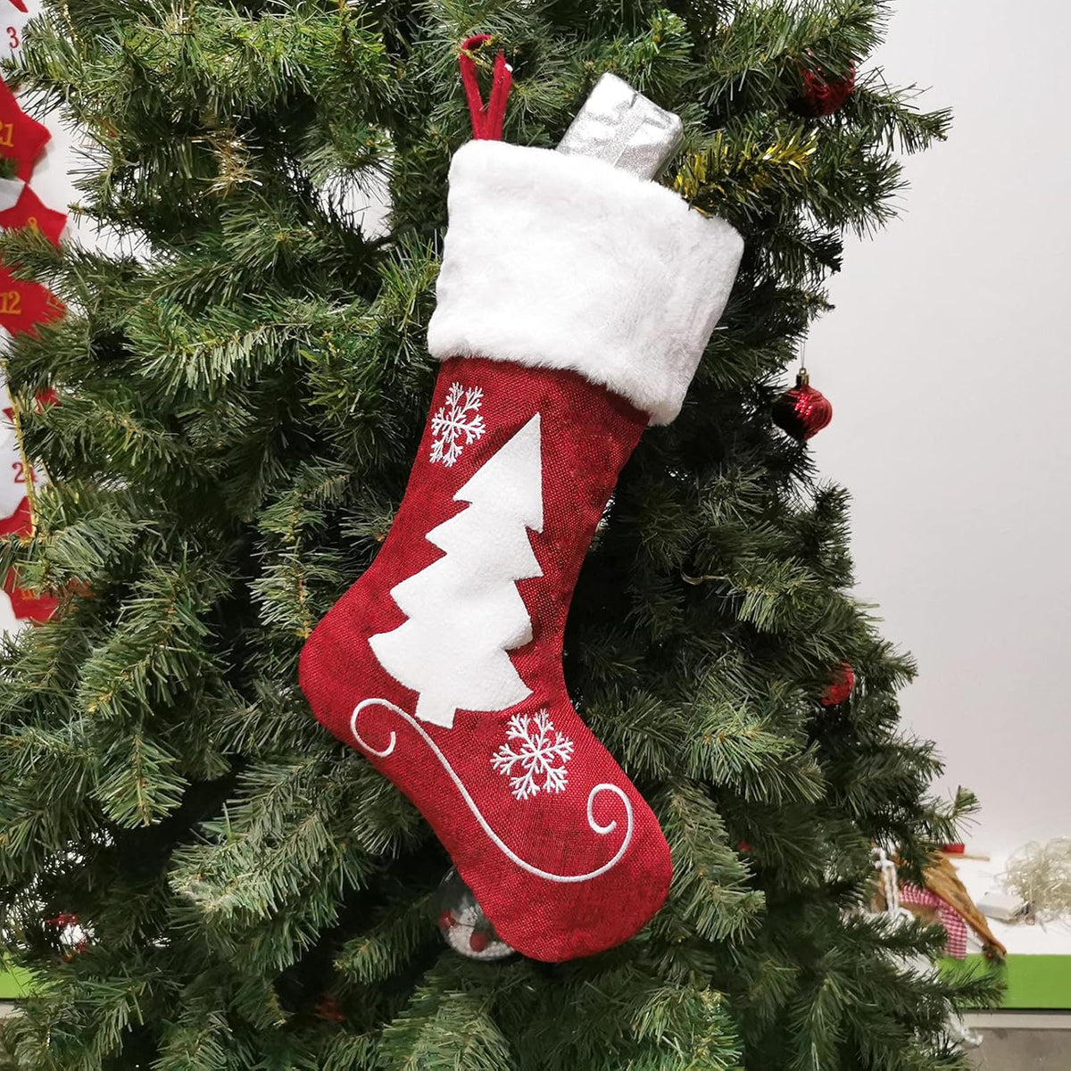 Christmas Stockings – Classic & Gnome Designs, 46 cm – view 4