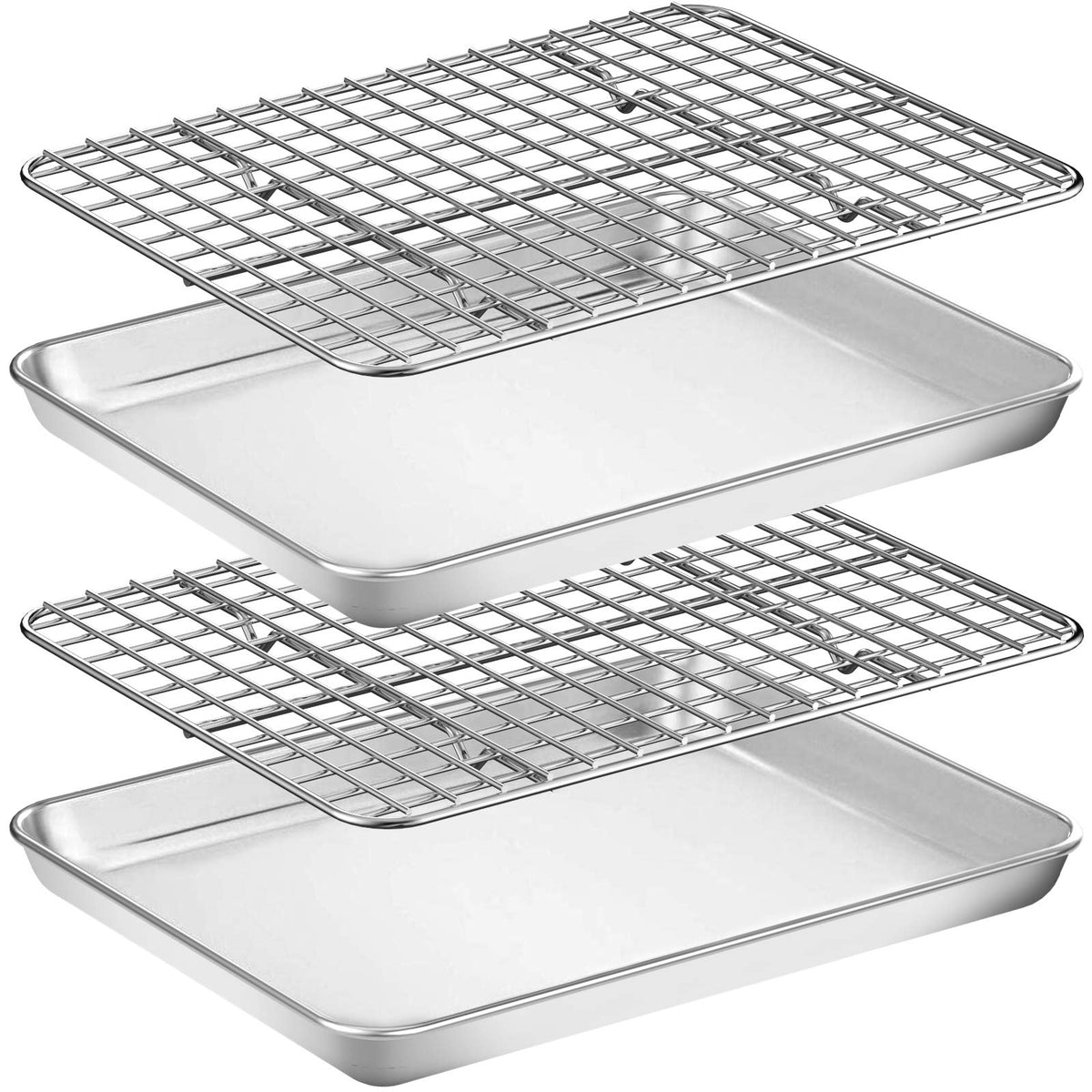 Stainless Steel Baking Tray & Cooling Rack Set
