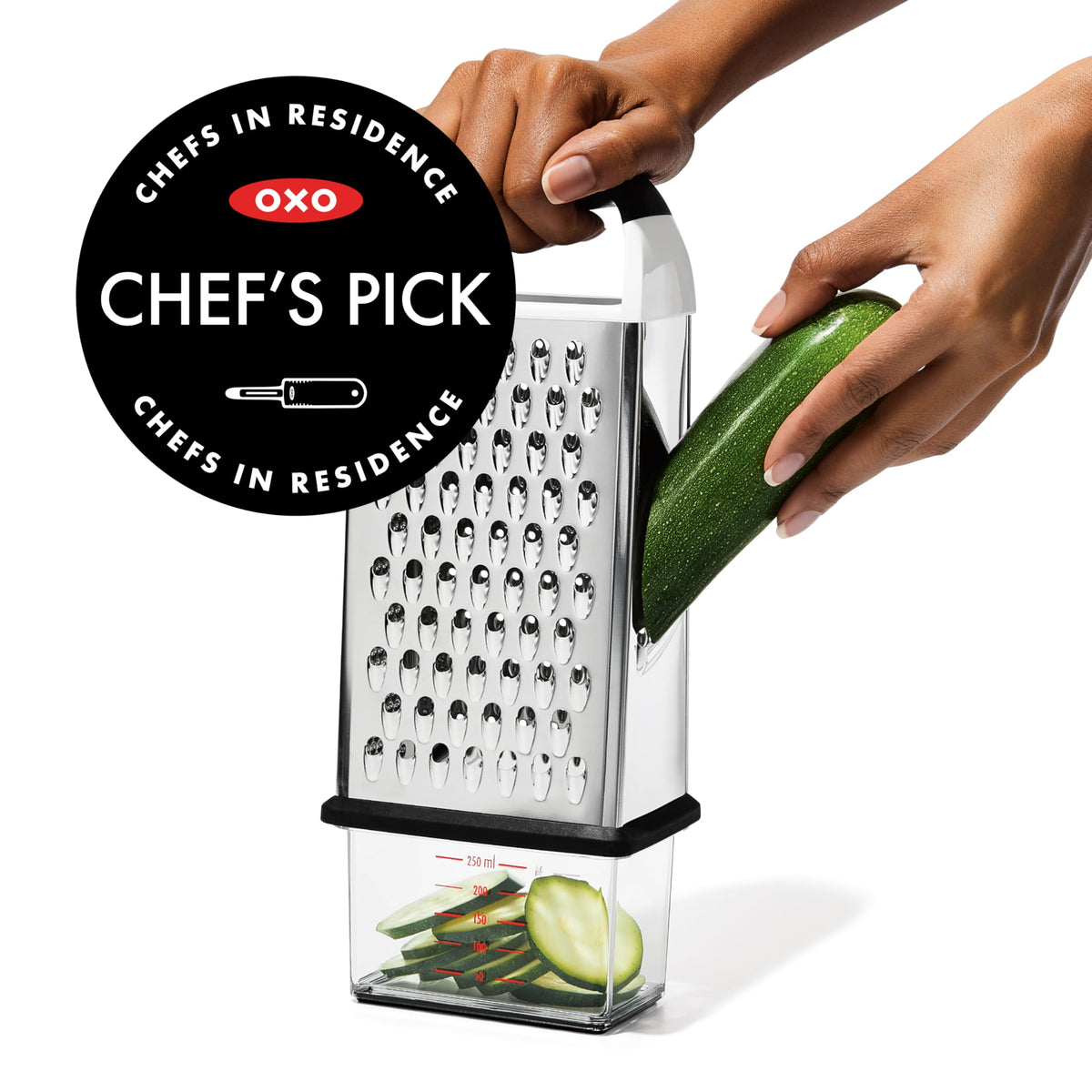 OXO Good Grips Box Grater with Catcher