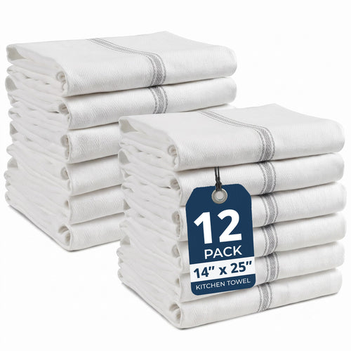 100% Cotton Kitchen Tea Towels Set