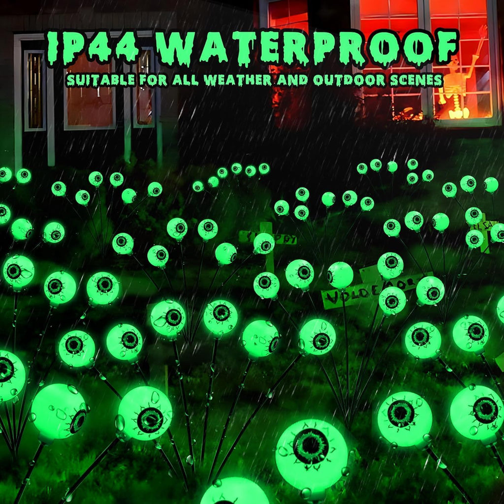 Solar Eyeball Pathway Lights – 2 Pack – view 6
