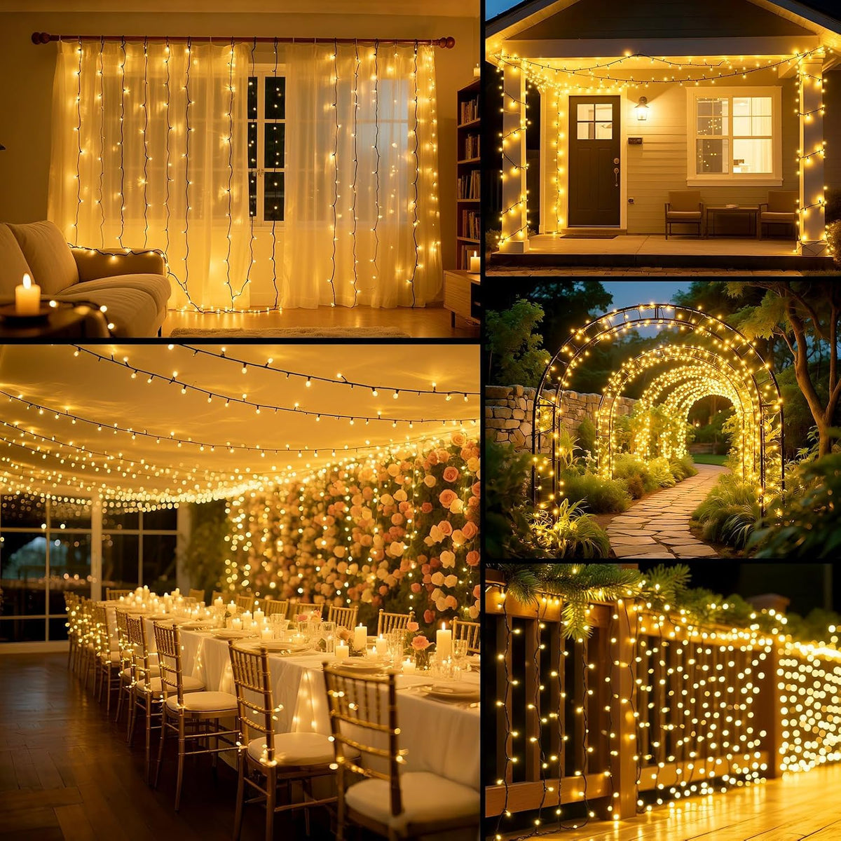 USB Christmas Fairy Lights – 200 or 300 LED, 8 Modes – view 7