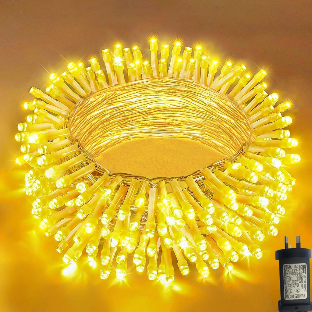 Christmas Fairy Lights – Warm White & Multicolour, 20 m to 100 m