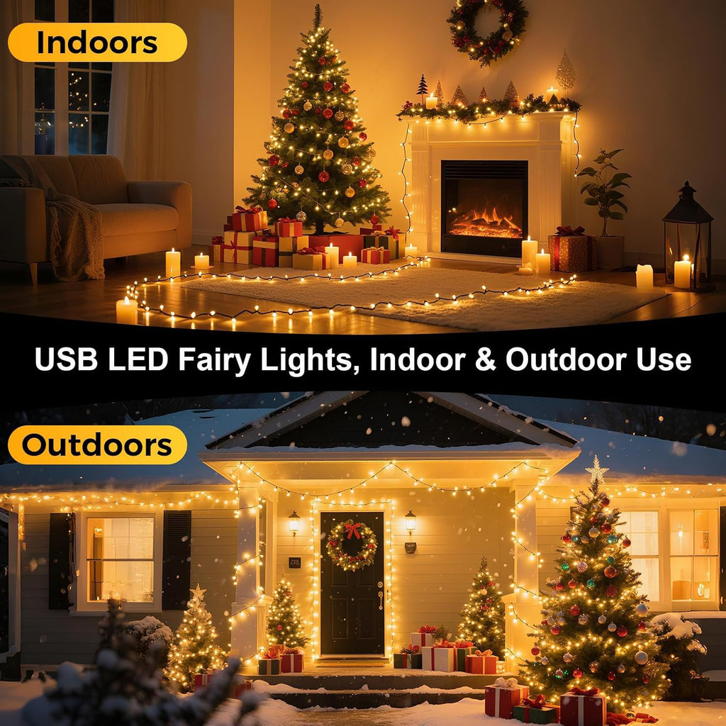USB Christmas Fairy Lights – 200 or 300 LED, 8 Modes – view 6