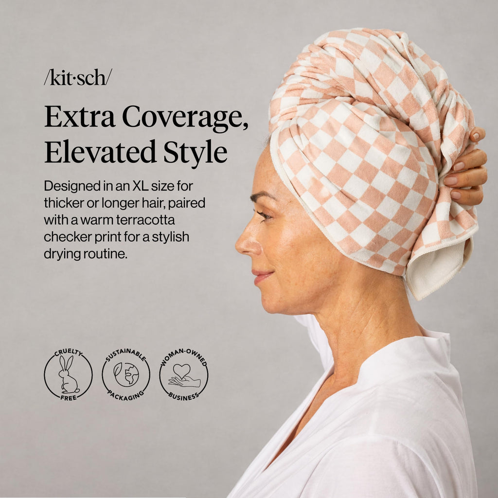 Kitsch Microfibre Hair Towel Wrap