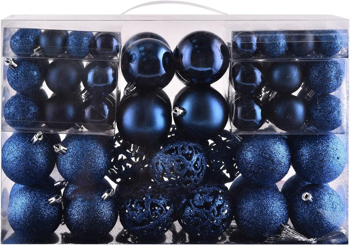 Shatterproof Christmas Bauble Set – 100 Piece – view 7
