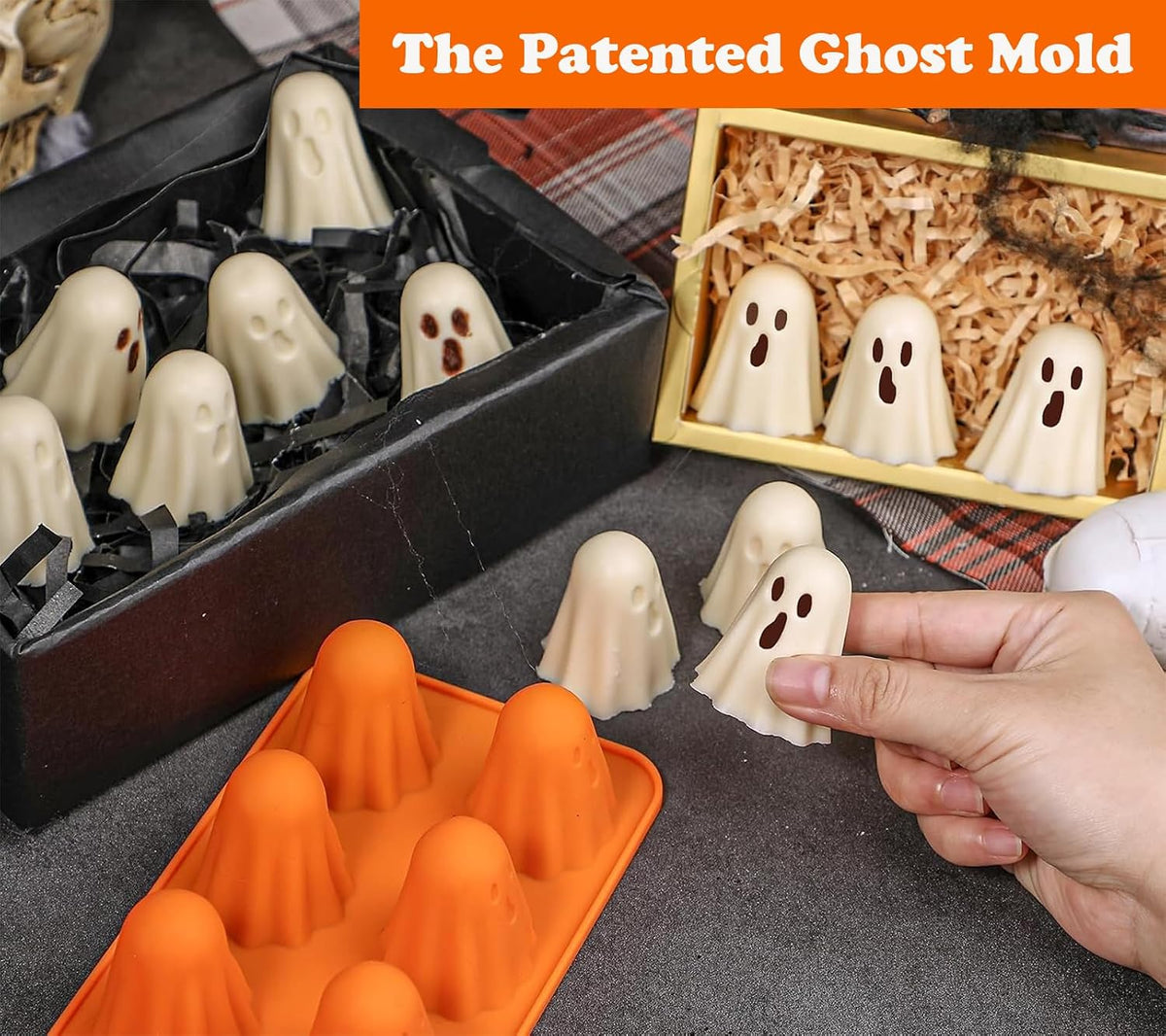Ghost Silicone Chocolate Moulds – 2 Pack – view 2