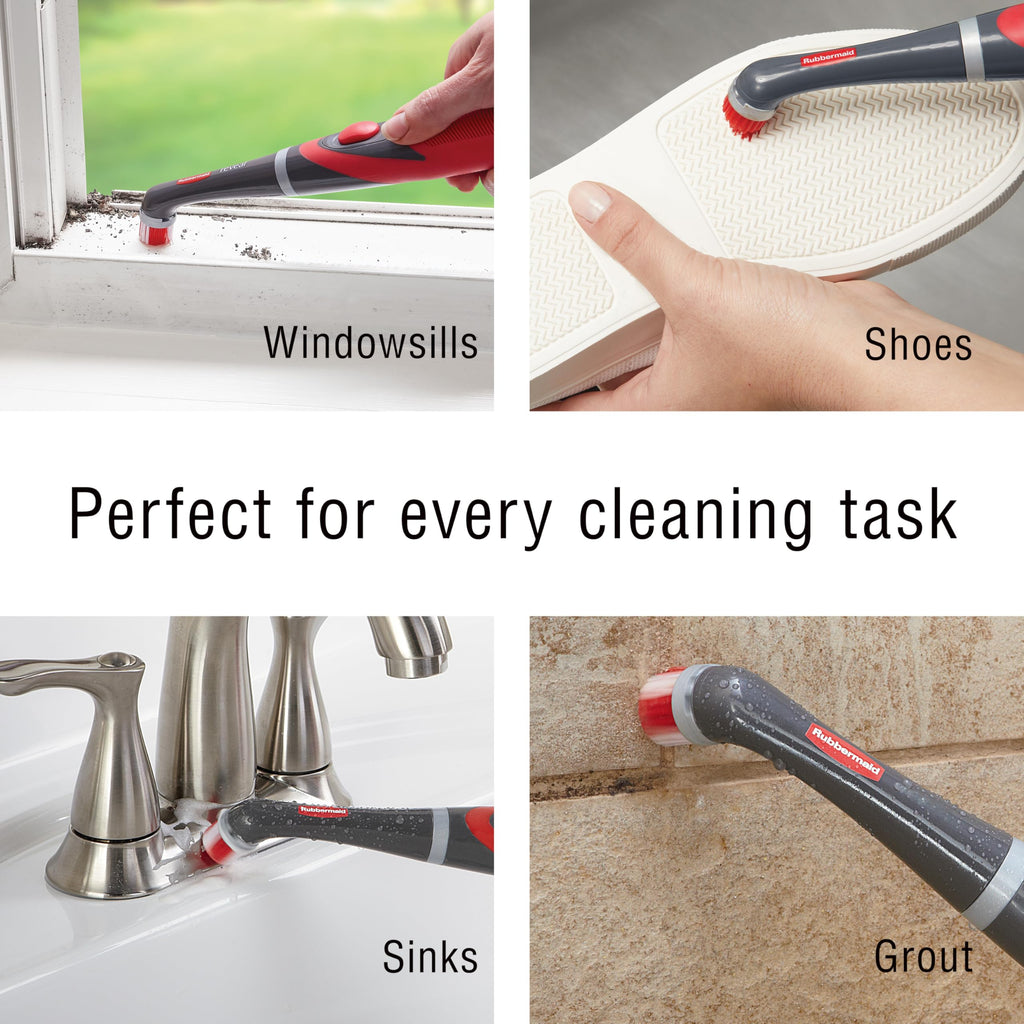 Rubbermaid Reveal Power Scrubber – Grout & Tile Cleaner