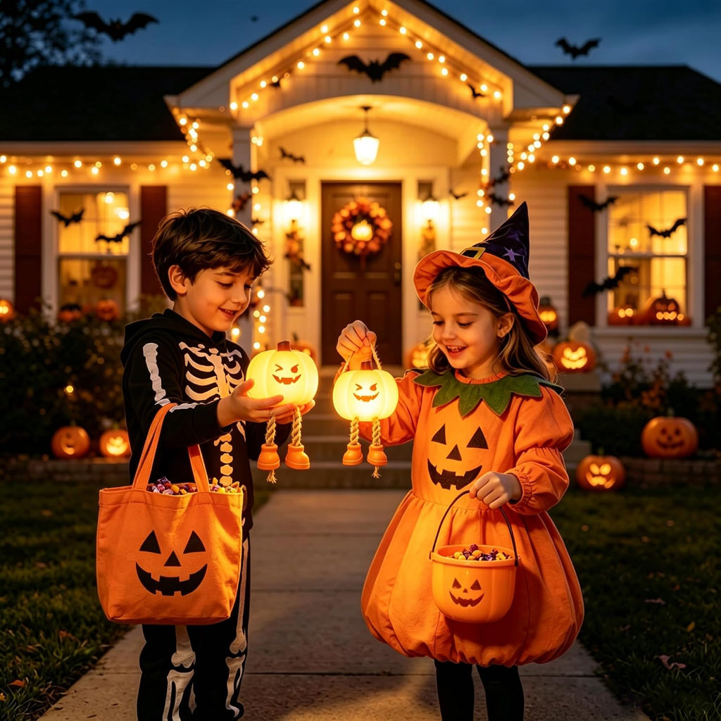 Pumpkin Night Light – Portable Halloween Lamp – view 5