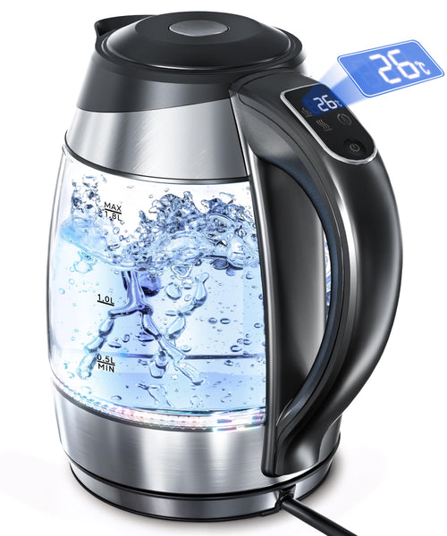 1.8L Glass Electric Kettle with Temperature Control
