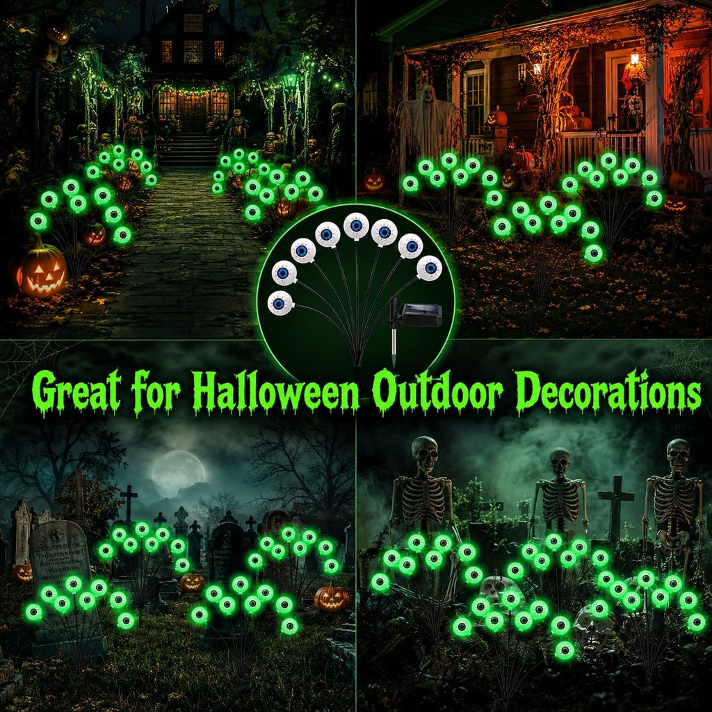 Solar Eyeball Lights – 2 Pack Halloween Garden Lights – view 5