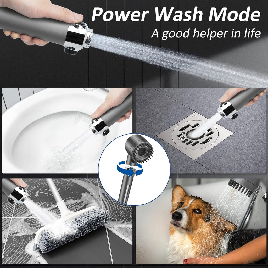 Filtered Handheld Shower Head with Scalp Massager