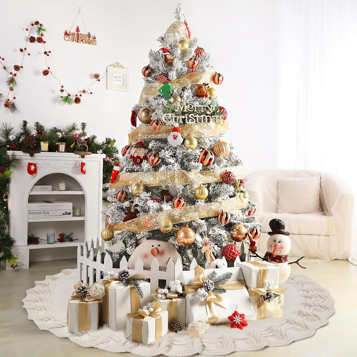 Knitted Christmas Tree Skirt – 92 cm & 122 cm – view 7