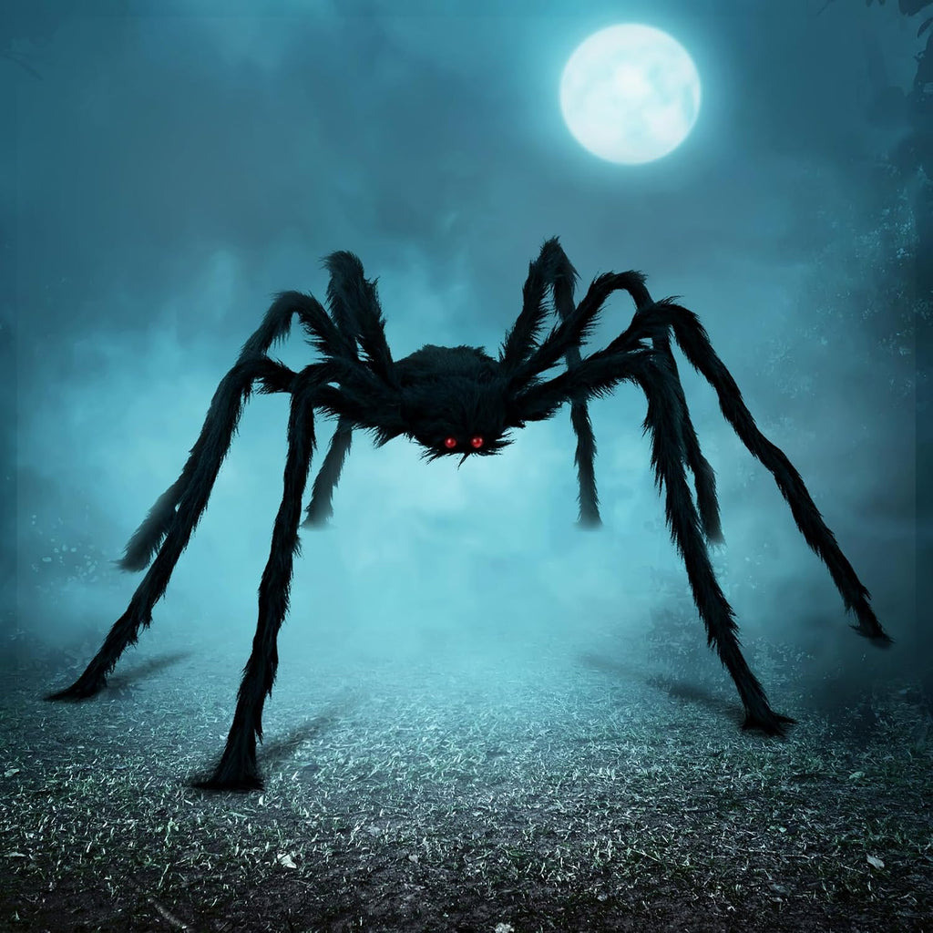 Giant Hairy Spider – 150 cm Halloween Outdoor Decoration