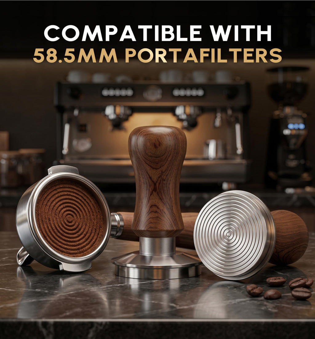 Spring-Loaded Calibrated Espresso Tamper – 30 lb
