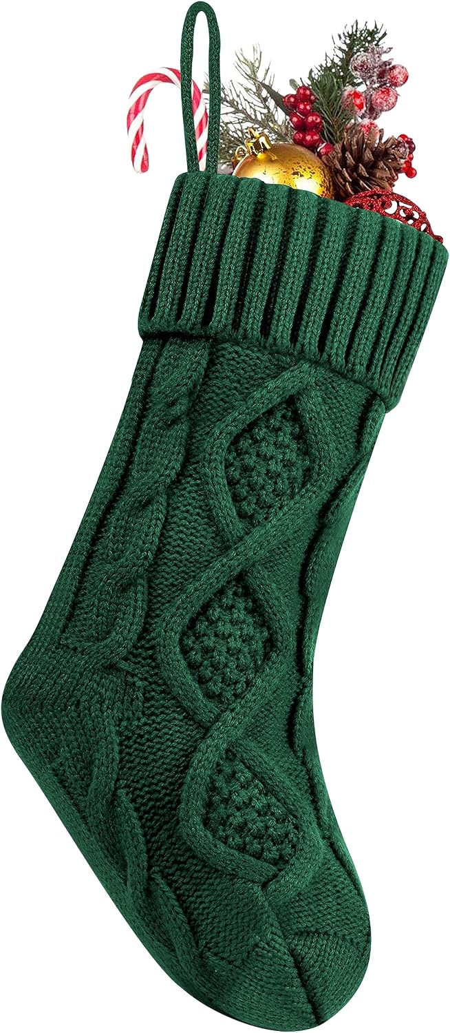 Cable Knit Christmas Stockings – 36 cm & 46 cm
