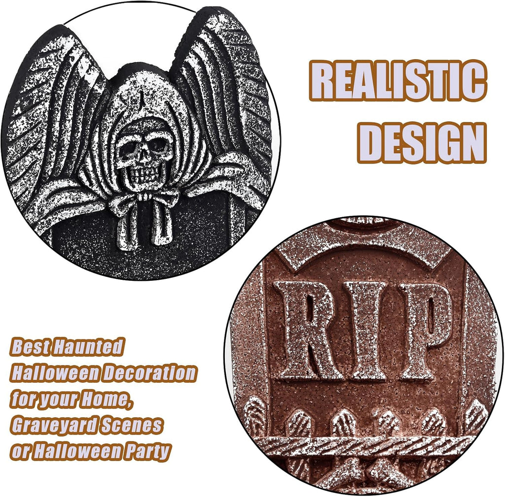 Foam Graveyard Tombstones – 5 Piece Halloween Set – view 4