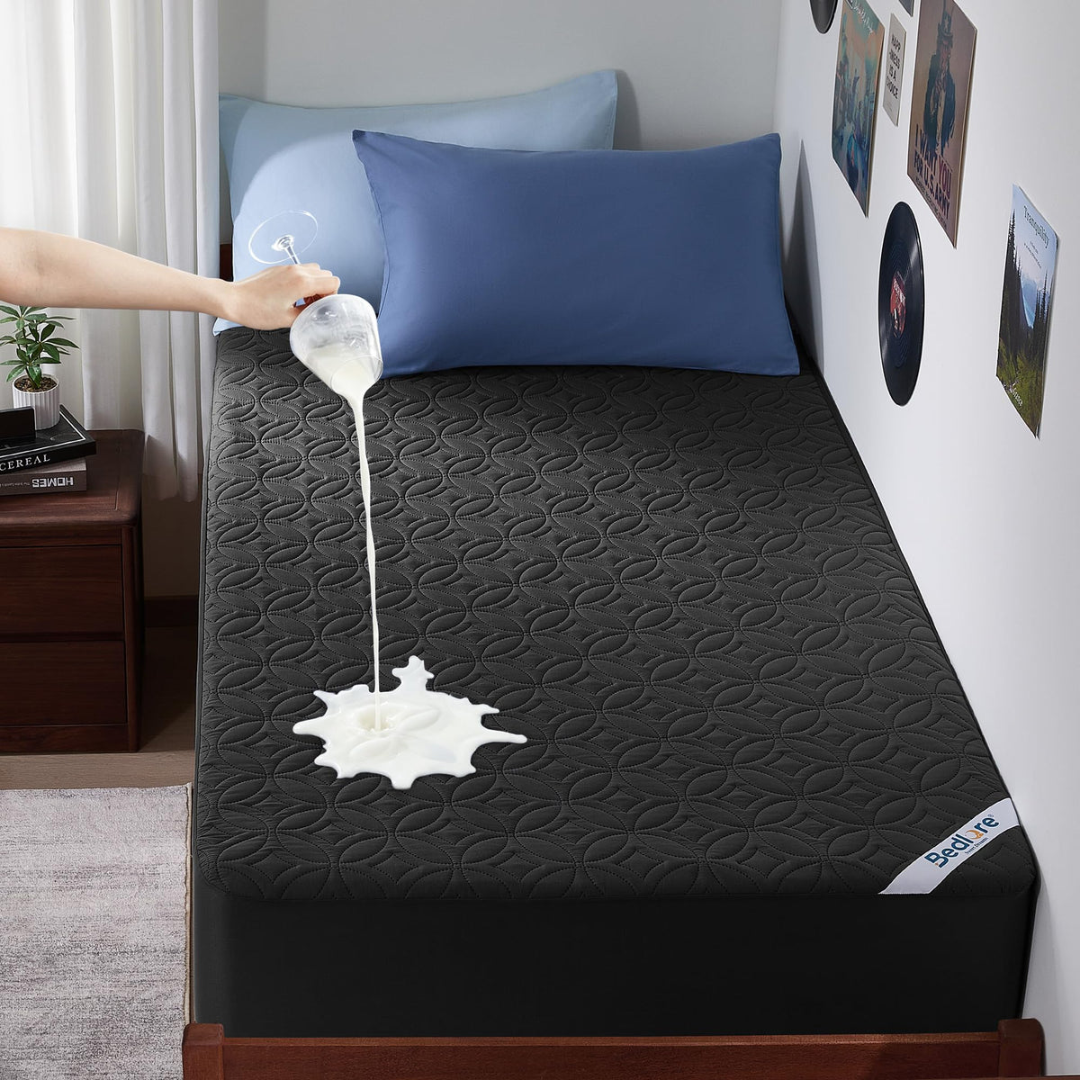 Waterproof Quilted Mattress Protector – Quiet & Breathable