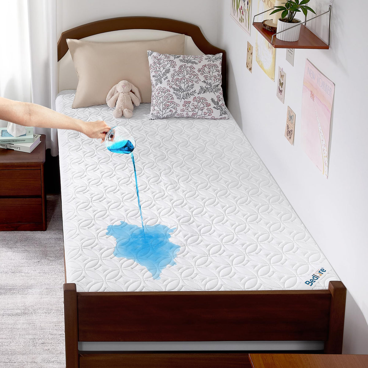 Waterproof Quilted Mattress Protector – Quiet & Breathable
