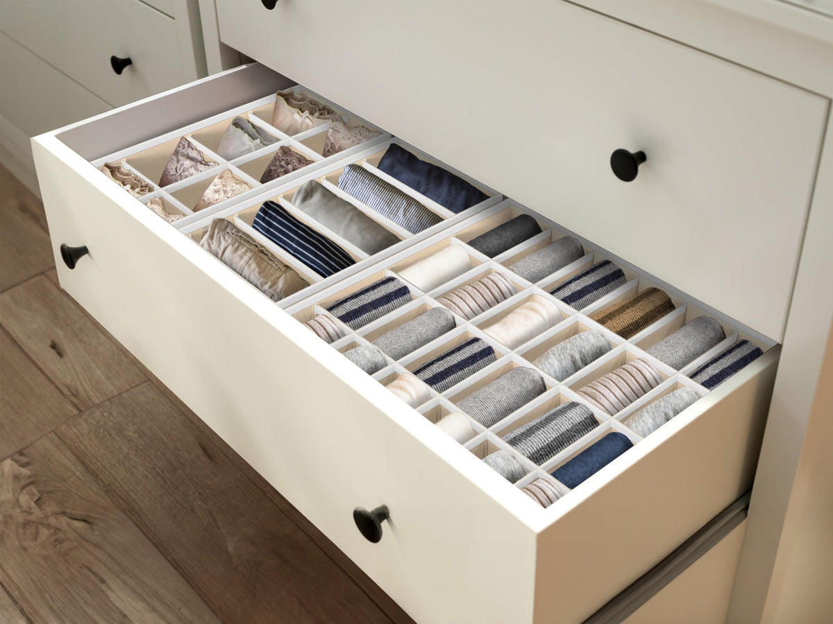 Underwear & Sock Drawer Organisers – 4 Pack
