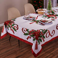 Christmas Ribbon Tablecloth – 320 x 152 cm for 8-Seat Tables