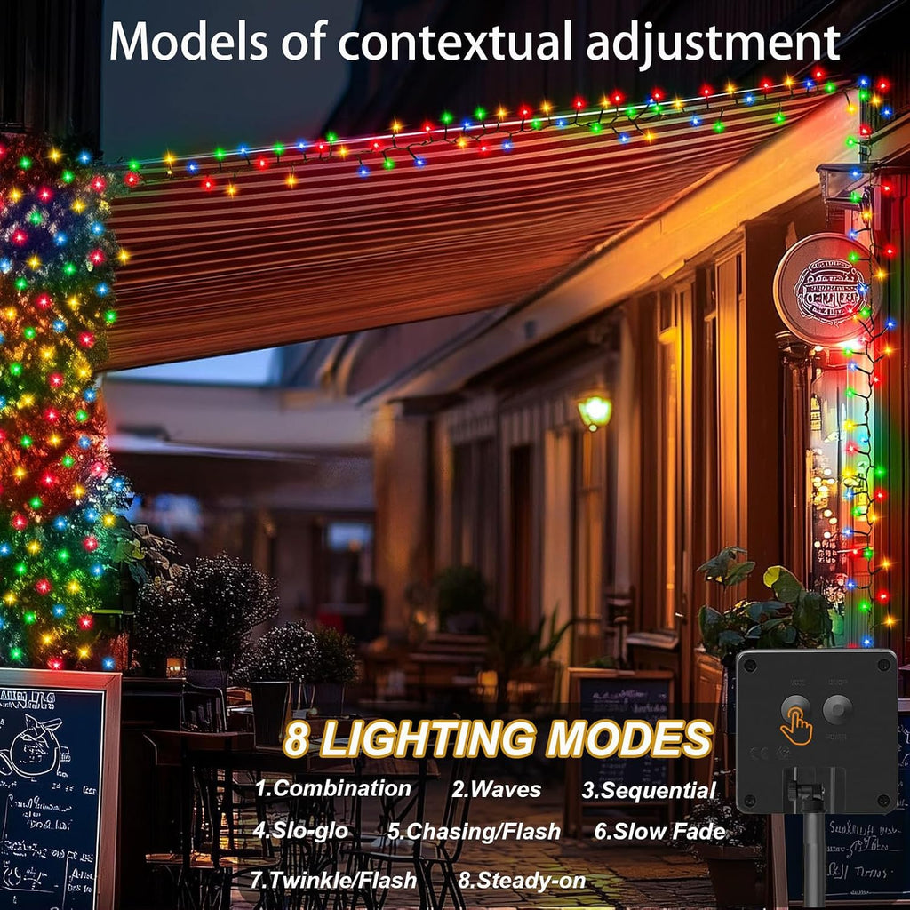 Solar Christmas String Lights – 12 m, 100 LED (1 or 2 Pack) – view 3