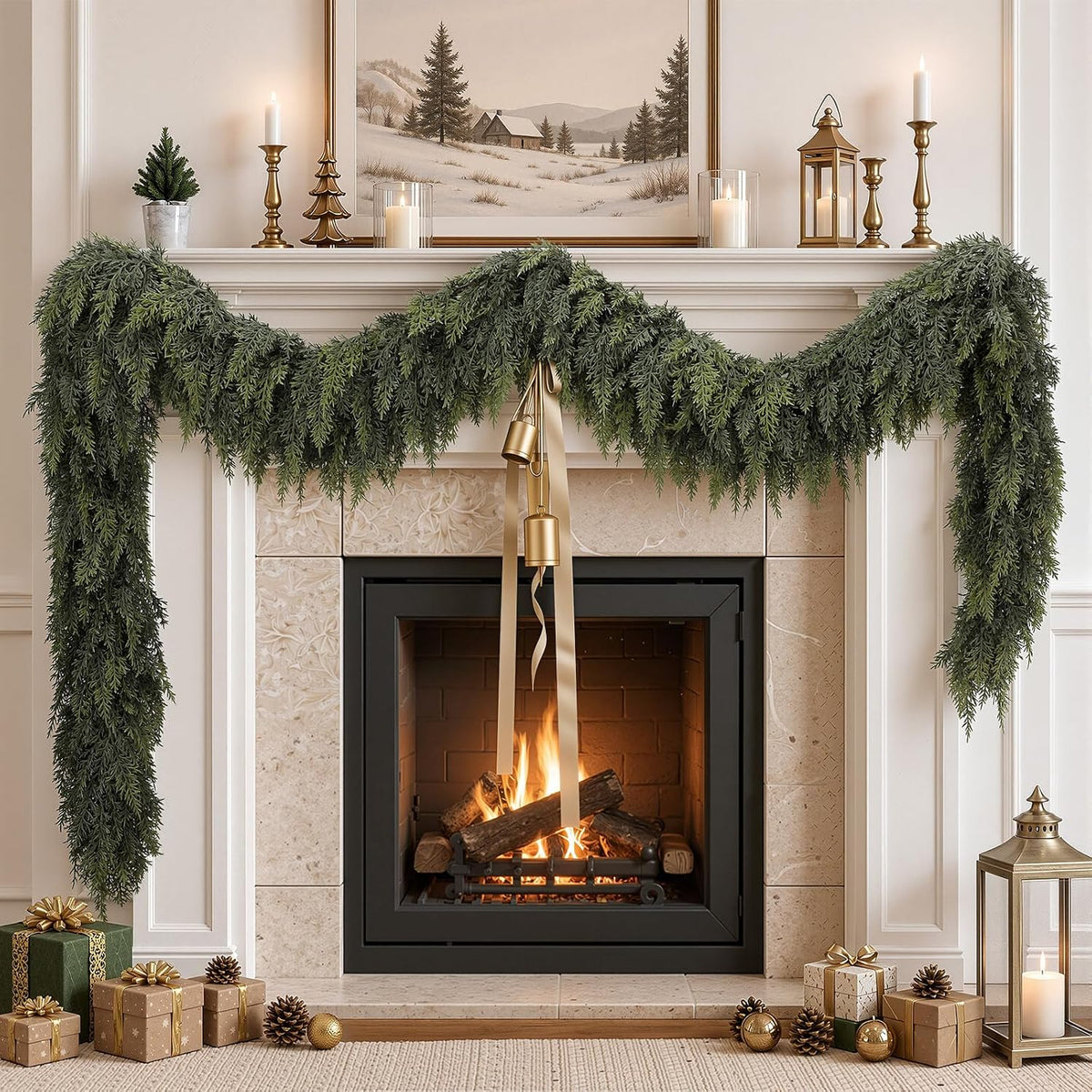 Real Touch Cedar Christmas Garland – 1.8 m or 2.7 m