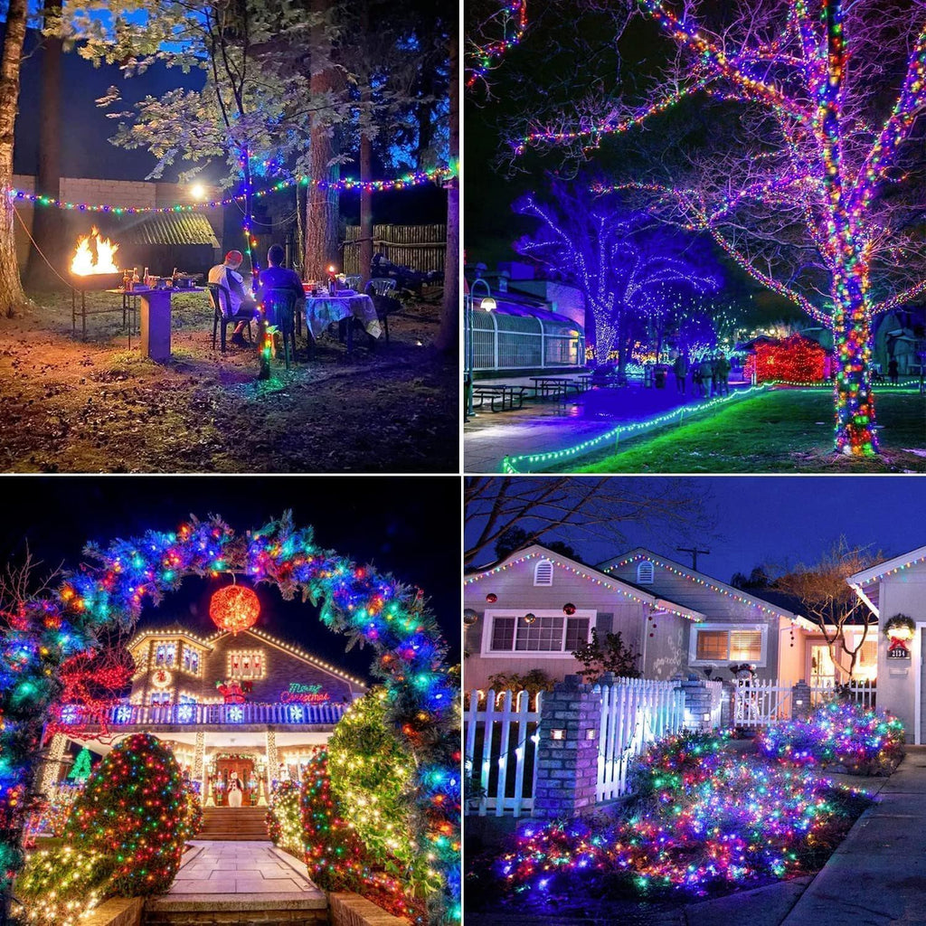 Solar Copper Wire Christmas Lights – 200 LED – view 2