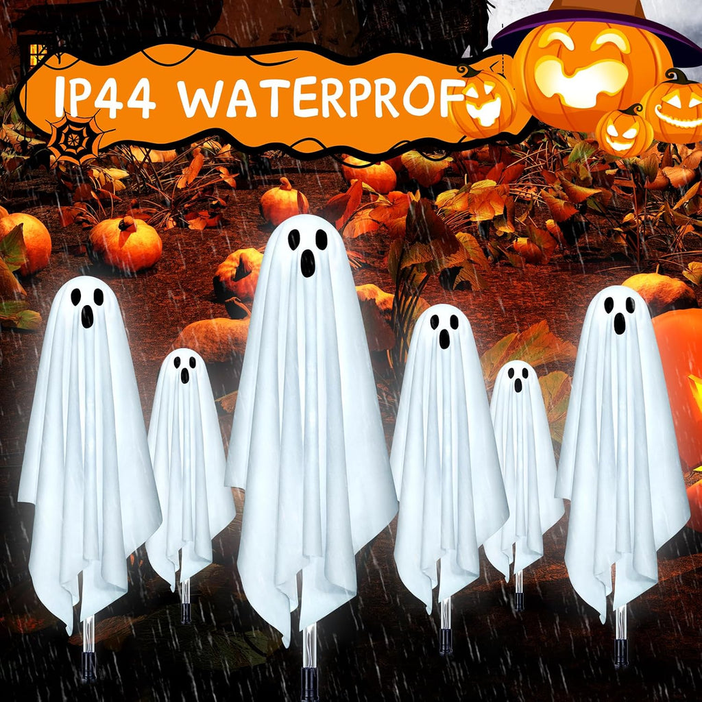 Solar Ghost Lights – 6 Pack Halloween Garden Lights – view 4