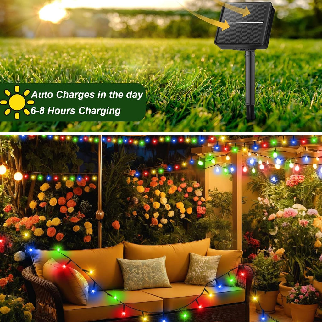 Solar Christmas String Lights – 12 m, 100 LED (1 or 2 Pack) – view 2
