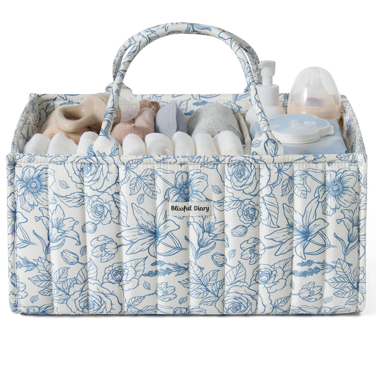 Portable Felt Caddy Organiser Basket with Dividers