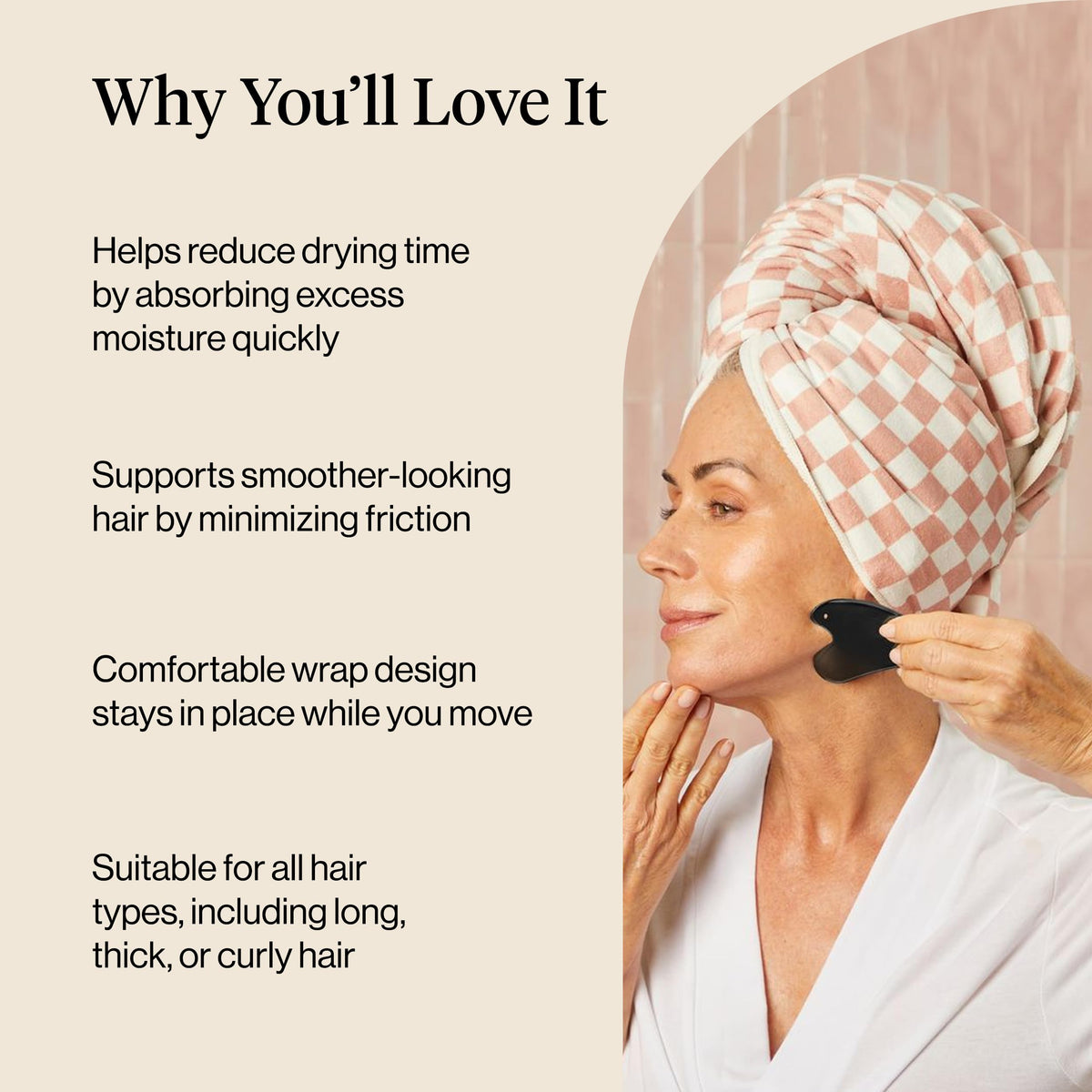 Kitsch Microfibre Hair Towel Wrap