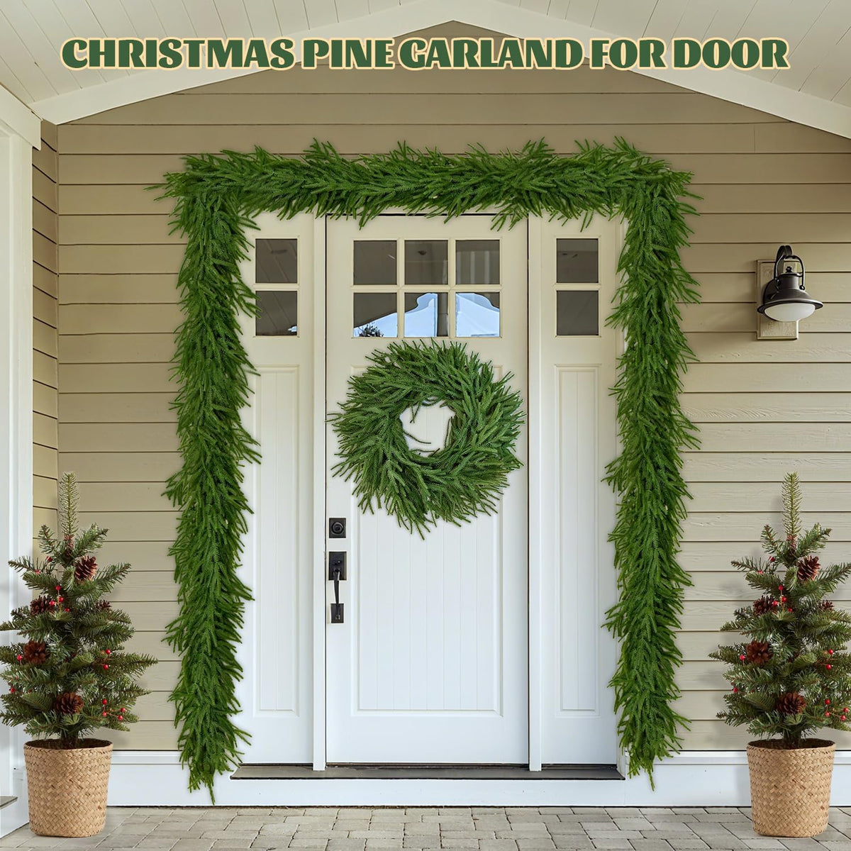 Norfolk Pine Christmas Garland – 1.5 m or 2.7 m Real Touch – view 5