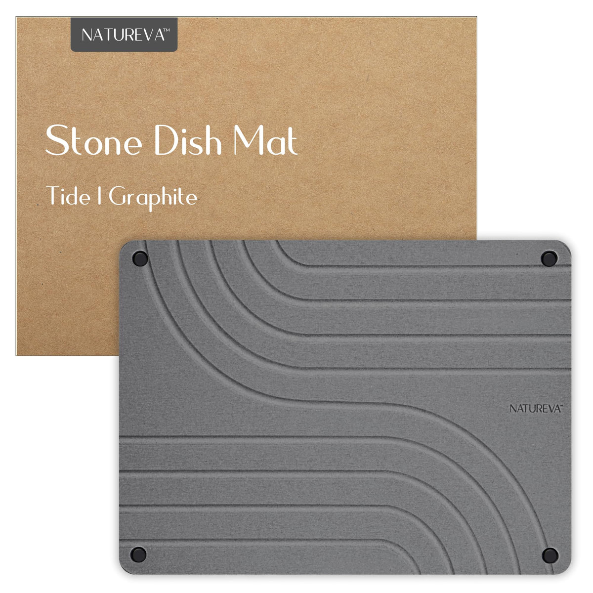 Stone Dish Drying Mat – Super Absorbent Diatomite