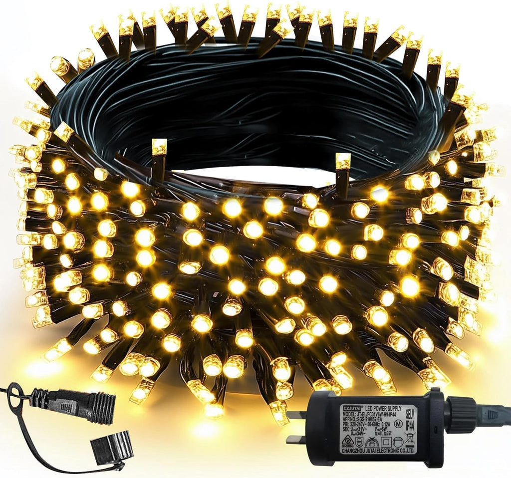 Christmas Fairy Lights – Warm White or Multicolour, 20 m to 100 m