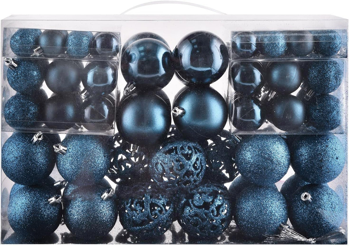 Shatterproof Christmas Bauble Set – 100 Piece – view 13