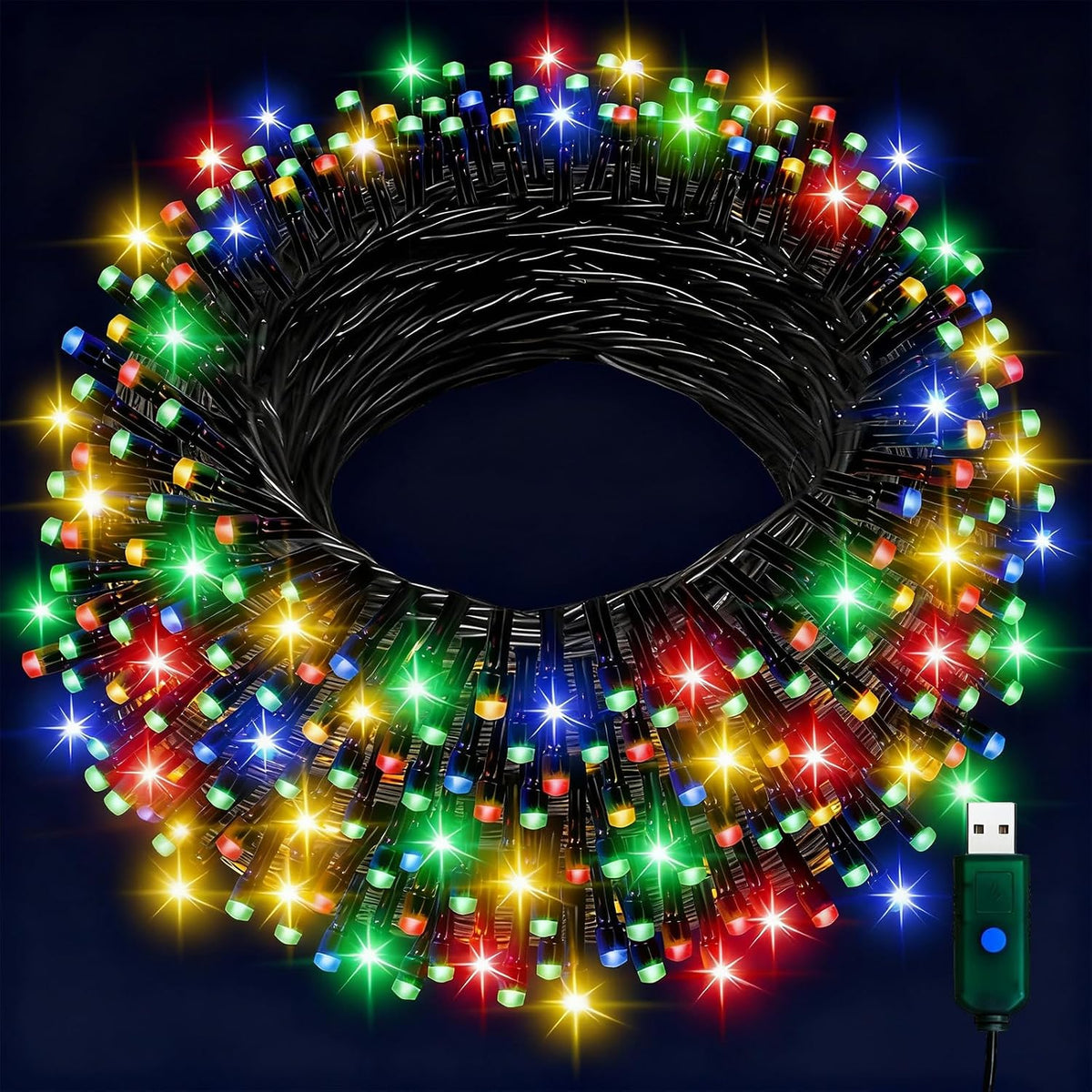 USB Christmas Fairy Lights – 200 or 300 LED, 8 Modes – view 8