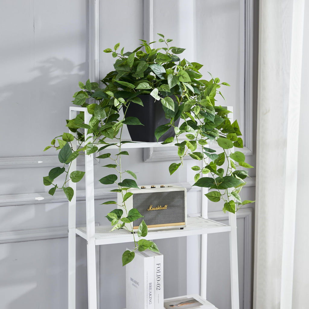 Artificial Pothos Plant in Black Pot – 75 cm