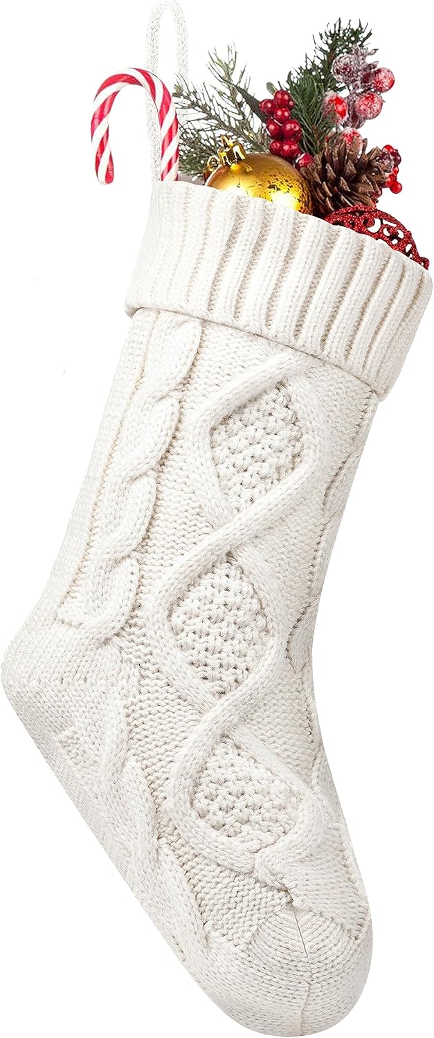 Cable Knit Christmas Stockings – 36 cm & 46 cm – view 9