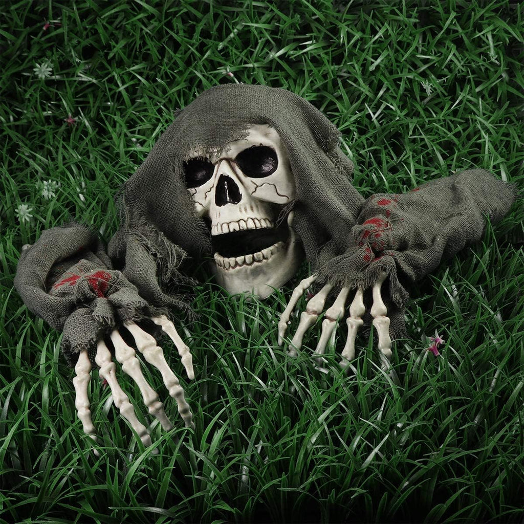 Crawling Zombie Skeleton – Halloween Lawn Decoration