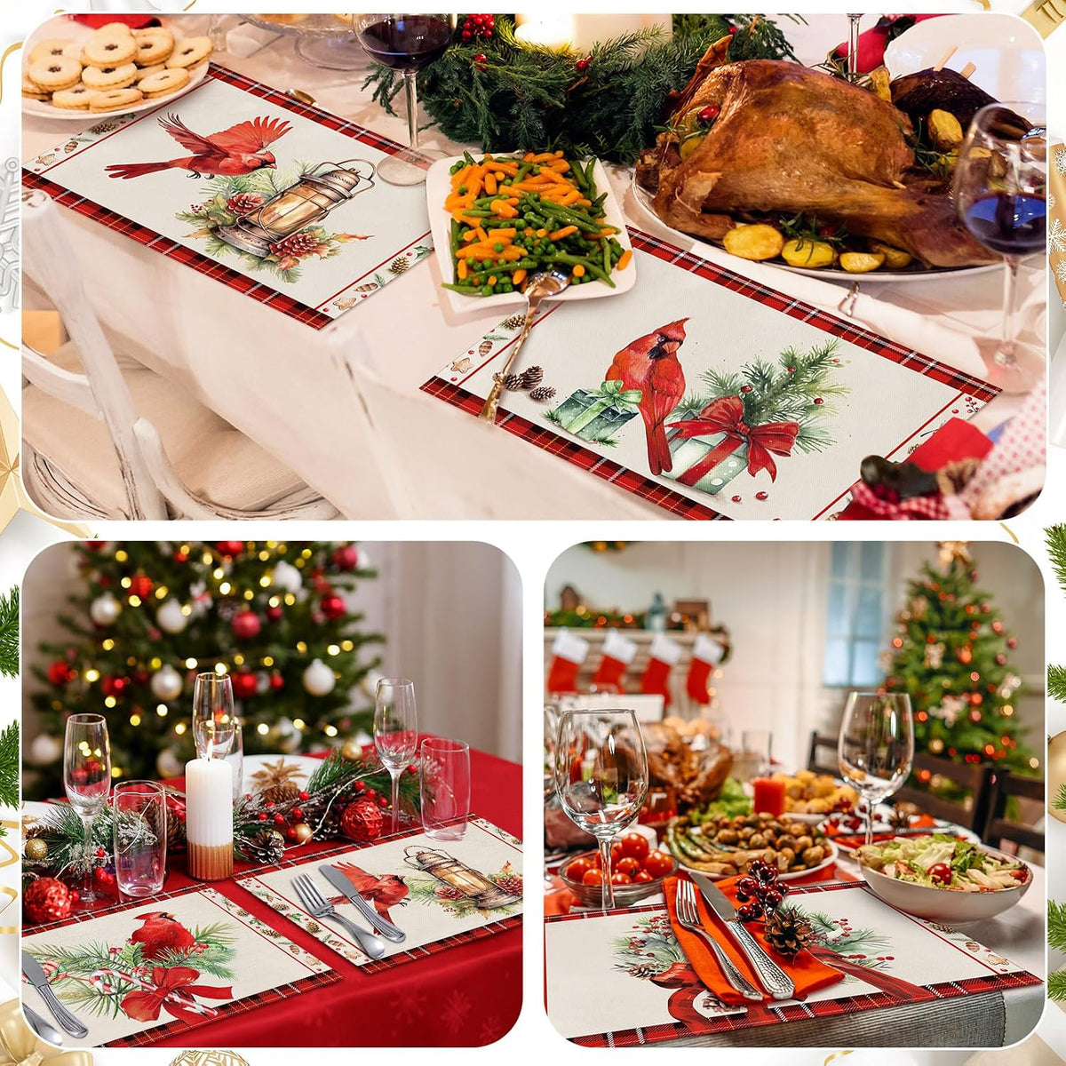 Christmas Placemats – Set of 6 Washable – view 6
