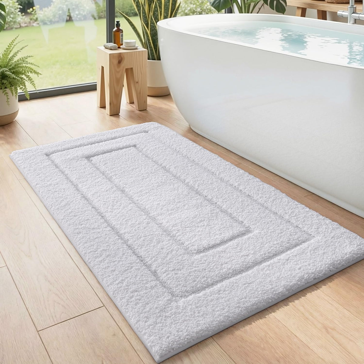 Extra Soft Plush Absorbent Bath Mat – Non-Slip
