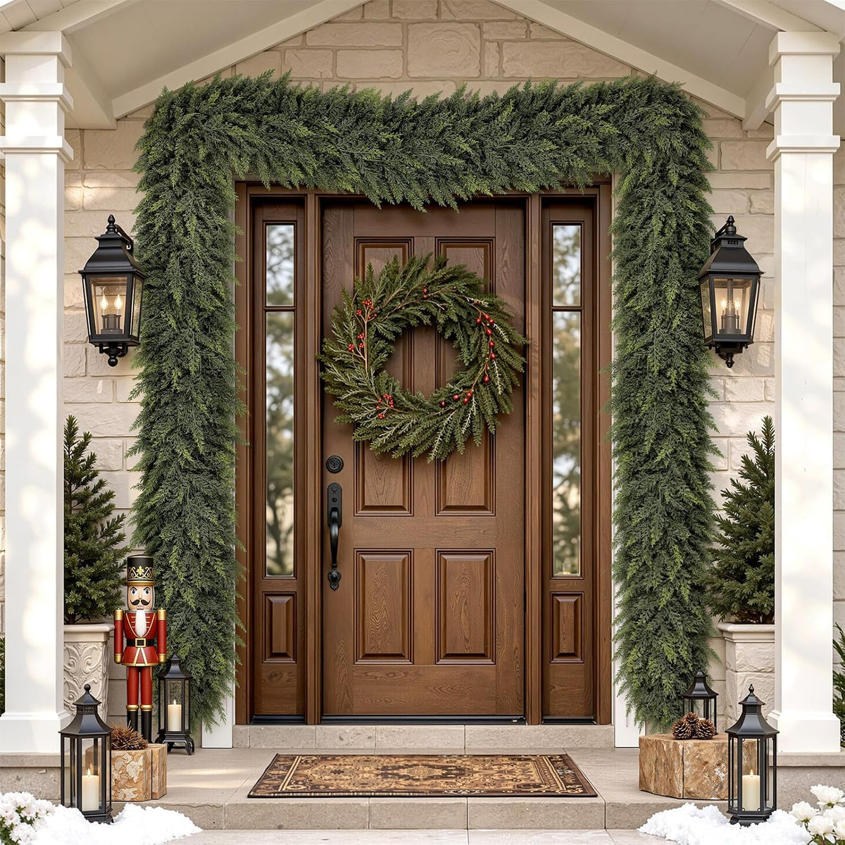 Real Touch Cedar Christmas Garland – 1.8 m or 2.7 m – view 7