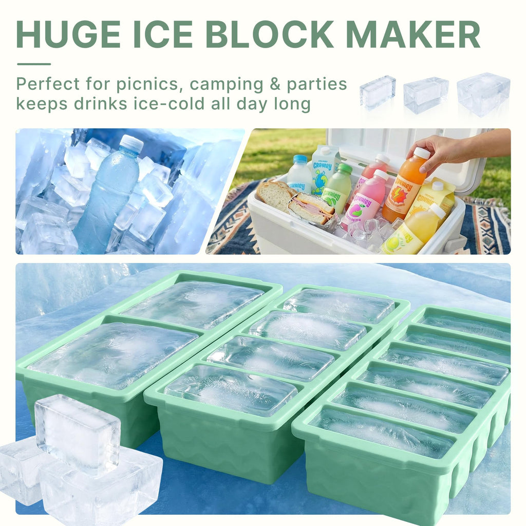 Silicone Freezer Trays with Lids – Soup & Meal Prep Portions