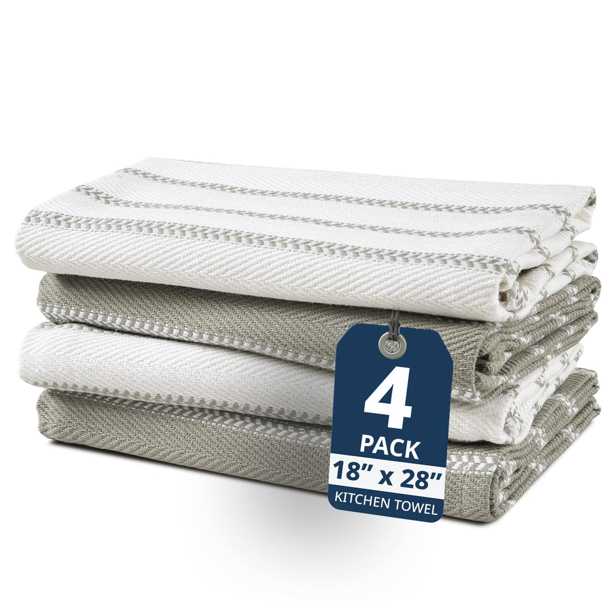 100% Cotton Kitchen Tea Towels Set