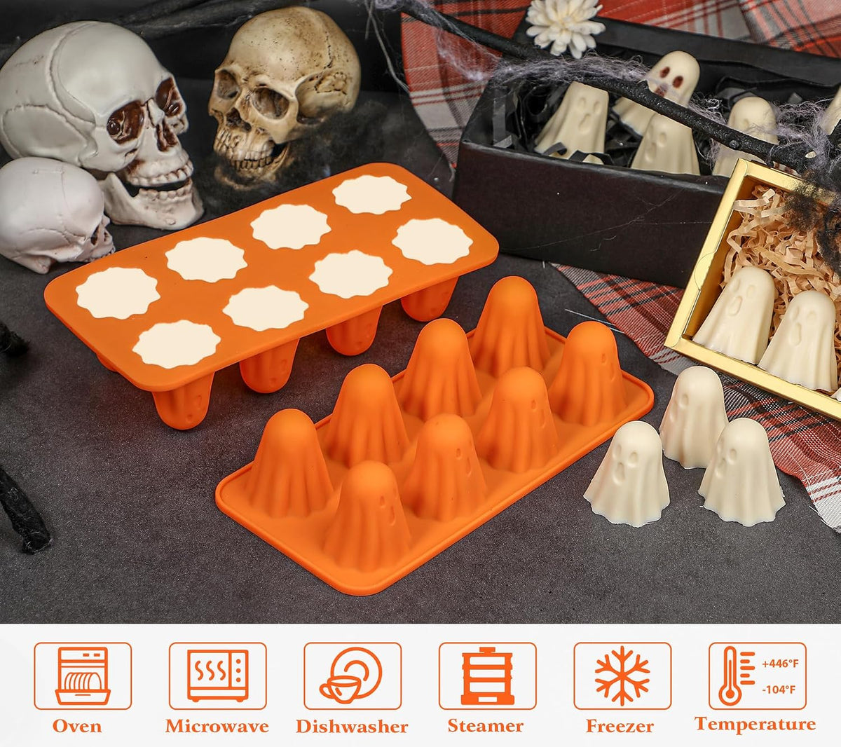 Ghost Silicone Chocolate Moulds – 2 Pack – view 5